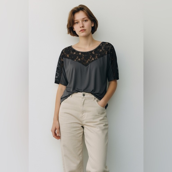 Express Tops - Express‎ Lace Dolman Top business casual career NWT